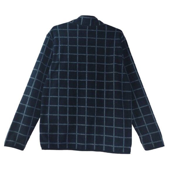Goodfellow & Co. Men's Blue Check Polyester Fleece Jacket, Medium, NWT - Picture 4 of 9